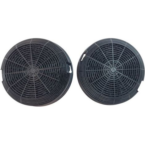 Filtre Charbon Type 47 - Pour Hotte Cuisine - Compatible Avec AEG Ariston Bauknecht Electrolux Whirlpool Zanussi - Lot De 2