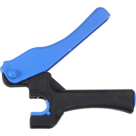 Punzón para tuberías de riego por goteo de 4 mm, transmisor de fácil inserción de 6,35 mm, herramienta de inserción para instalar tuberías de riego por goteo en ramificaciones, color azul. (1/5)