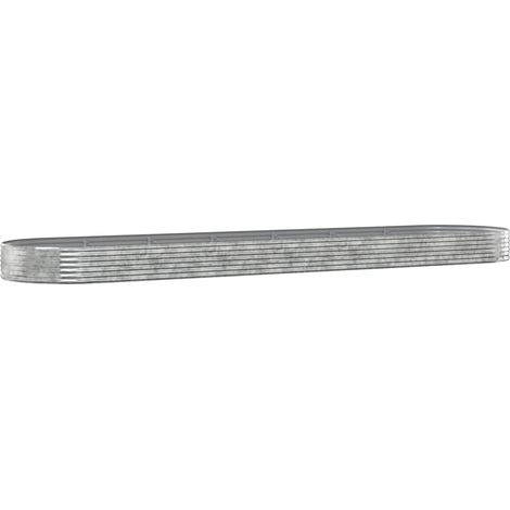 Maison Exclusive - Jardinera arriate acero galvanizado plata 600x (1/5)