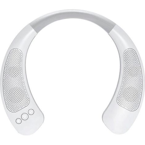 Enceinte sans fil Bluetooth 5.0 à porter autour du cou avec son surround (1/4)