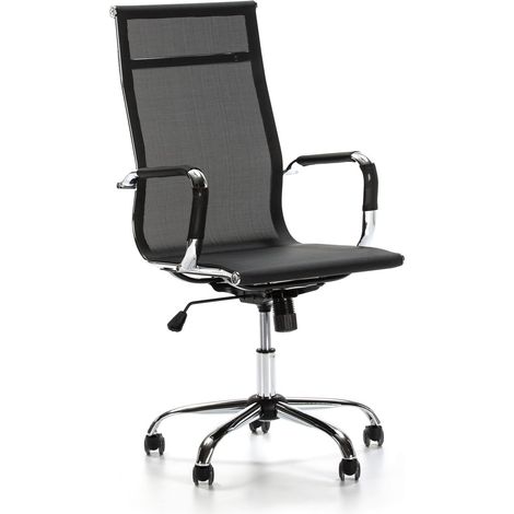 Sillón de Oficina ZOILO reclinable. Tejido Transpirable. Silla ejecutiva con reposacabezas. Altura Ajustable. Diseño ergonómico