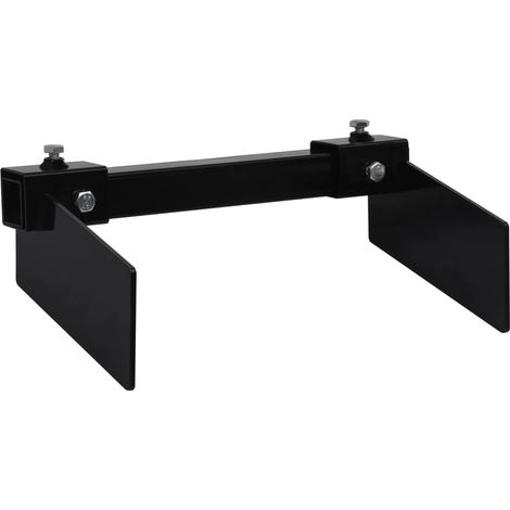 Adaptateur de chasse-neige pour tondeuse à gazon Noir