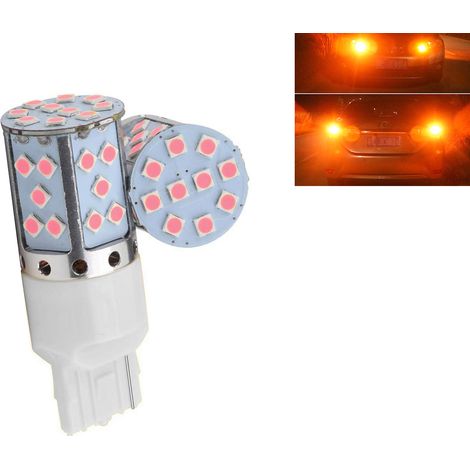 Lampadina led rosso canbus 35 LED 12V auto luci direzione cruscotto CA-93 (1/4)