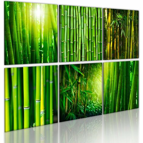 Tableau nombreux visages du bambou - 120 x 80 cm (1/2)