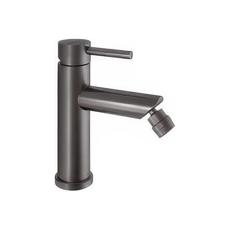 Miscelatore Bidet Gedy Garda Gun Metal in Acciaio Inox AISI 304 con Aeratore Orientabile