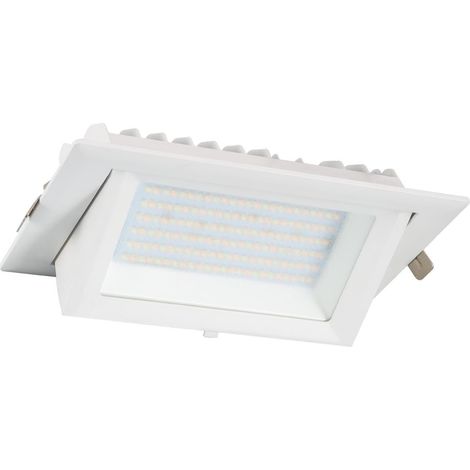 Downlight LED 60W Rectangular Direccionable  130lm/W LIFUD Corte 210x125 mm 5000K Blanco Frío