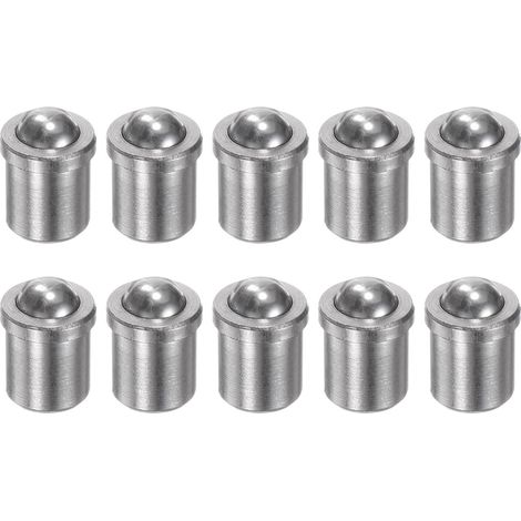 Plongeurs Ressort Bille 4x5mm 304 Acier Inoxydable 10pcs (1/5)