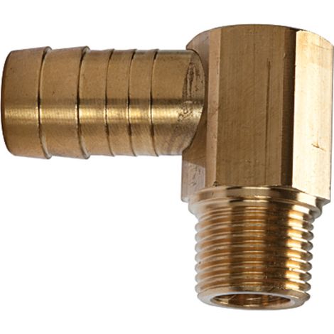Riegler Winkel-Gewindetülle 90 °, M24x1,5 AG keg., Schlauchanschluss 19 mm (1/2)
