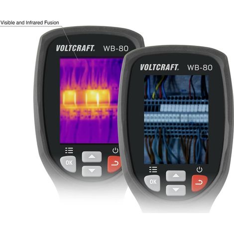 Voltcraft – Caméra thermique 32 x 32 pixels – Plage de mesure -20 à 600 °C – Sensibilité thermique 254 mK – Écran LCD TFT 2 pouces — vue 3