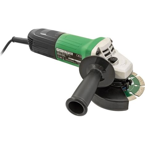 Hitachi – Mini meuleuse 115 mm 600 W – Puissance 600 W – Pour meulage et découpe précise – Moteur performant pour travaux intensifs (1/4)