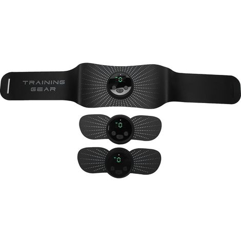 Ceinture EMS Abdominale pour Musculation et Stimulation Musculaire (Noir, Type à Piles) (1/5)