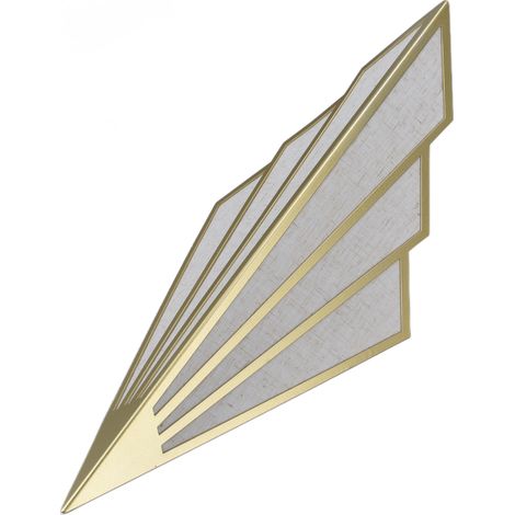 Moderne skandinavische Stoffwandleuchte, E14 LED-Lampe für Flur und Schlafzimmer, warmes Innenlicht (E14-Leuchtmittel enthalten, 110-220 V, warmgoldenes Licht) (1/5)