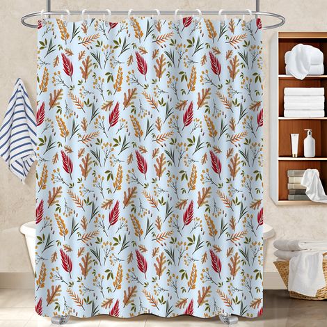 Rideau douche polyester 180x180 artistique séparation douche pour salle de bain (1/5)