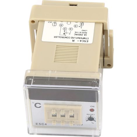 Digitalthermostat E5C4-R mit Thermoelementfühler Typ K, Temperaturregler (1/3)