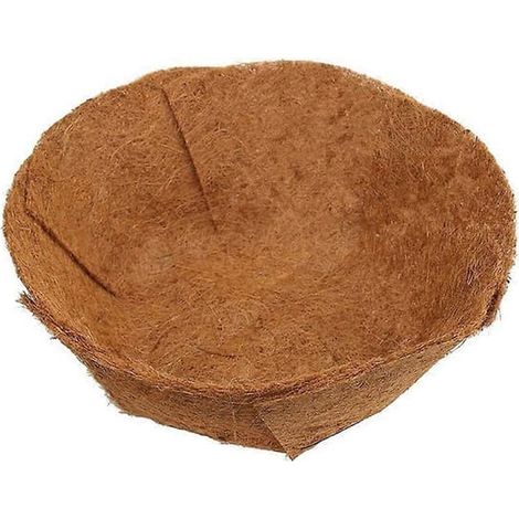 Insert rond en fibre de coco de 61 cm pour jardinière suspendue, tapis de remplacement en fibre de coco pour balcon (1/3)