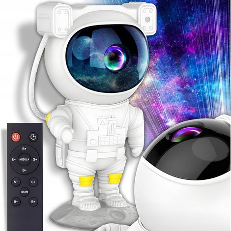 Astronauten-Projektor fürs Kinderzimmer, Weltraum-Sternenprojektor mit Fernbedienung – Geschenkidee (1/5)
