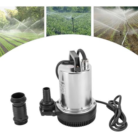 DC 12V Tauchpumpe Wasserpumpe, 50L/min Tauchwasserpumpe Teichpumpe Umwälzpumpe Keramik Pumpenkern Stumm mit 3m Kabel, Maximaler Auftrieb 8m (1/5)