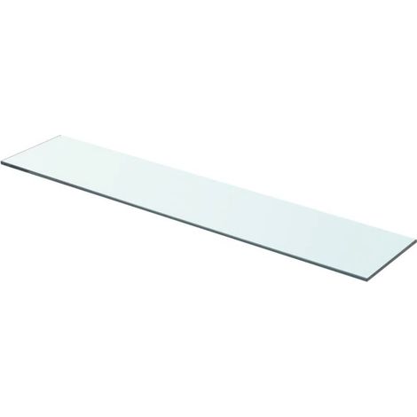Panneau d’étagère verre transparent 70 x 15 cm (1/2)