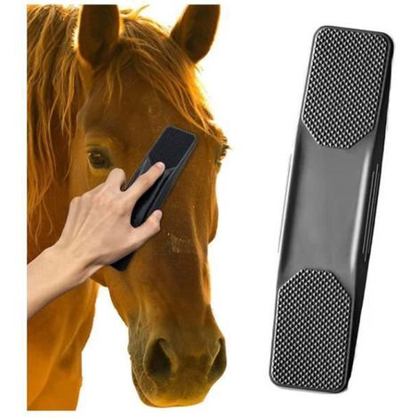 Brosse de massage pour chevaux, brosse de toilettage pour chevaux, brosses pour chevaux, enlève les poils, etc. (1/4)