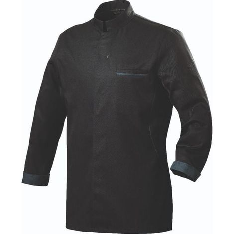 Giacca da cuoco ecologica maniche lunghe ROBUR DUNES ML Nero XXXL