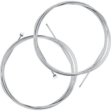 Pair Lot de 2 Câble de Frein Vélo, Câble de Frein Intérieur pour Vélo de Montagne, Devant et Derrière Câble de Frein Vélo (1/5)