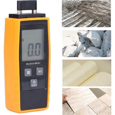 Mymidité du bois Haut-précision Détecteur d'humidité portable numérique pour la construction du travail du bois de la construction du matériau ABS léger RZ660 (1/5)