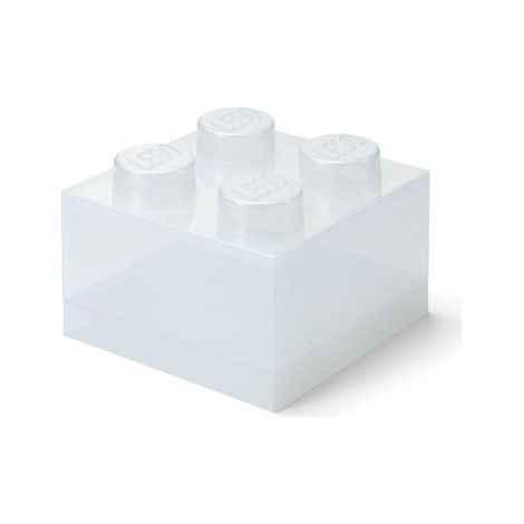 Boîte de rangement Lego storage brick 4 glitter empilable 25x25x18 cm (1/3)