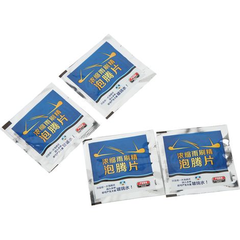 10 Scheibenwaschmittel-Tabletten/Packung, Oxalsäure, blauer Glasreiniger (1/5)