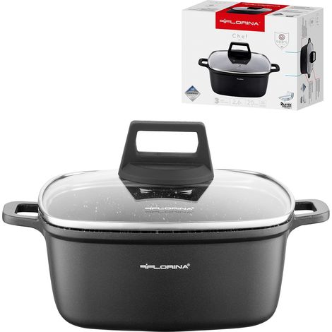 Pentola Florina Chef in alluminio 20 x 20 x 9 cm 2,6 l