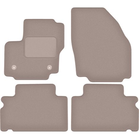 Alfombrillas de terciopelo para Ford S-MAX MK1 monovolumen (2012-2015) beige (1/5)