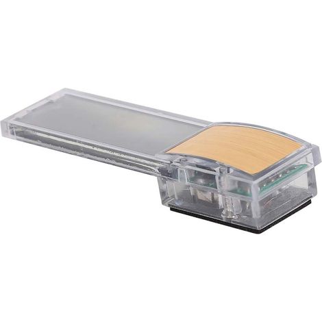 Thermomètre électronique numérique 3D doré pour aquarium, avec capteur LED et mesure de la température intérieure et extérieure (1/5)