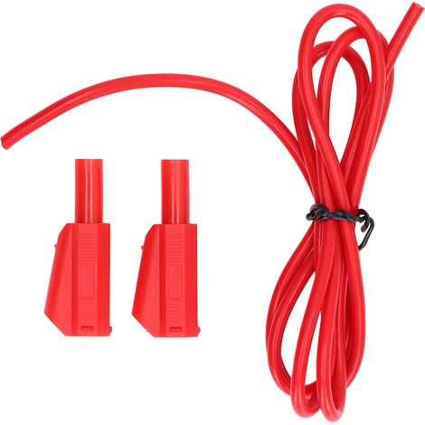 Lot test électrique 32A/1000V rouge, fiche banane J.70021 pour projets électriques, kit de test de tension (1/5)