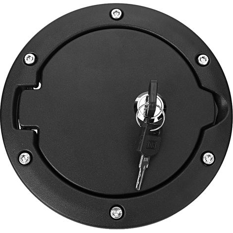 Tapón del depósito de combustible con cerradura [Aluminio ABS] - Compatible con Jeep Wrangler JK (2007-2017) (1/4)