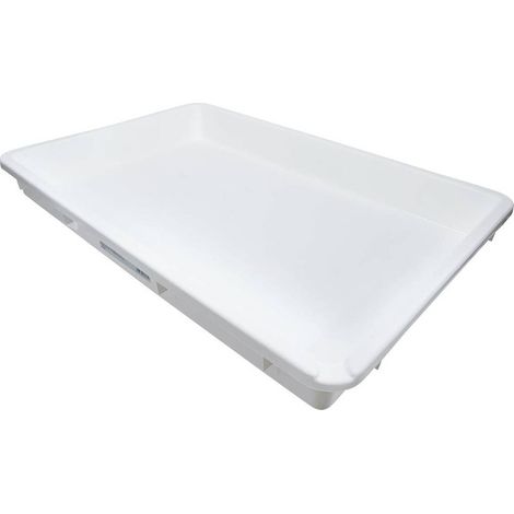 Bac Multifonctions avec Bec Verseur 42L - Blanc, 60.4 x 10.3 x 88.6 cm - Polypropylène Résistant - Pratique - D-Work