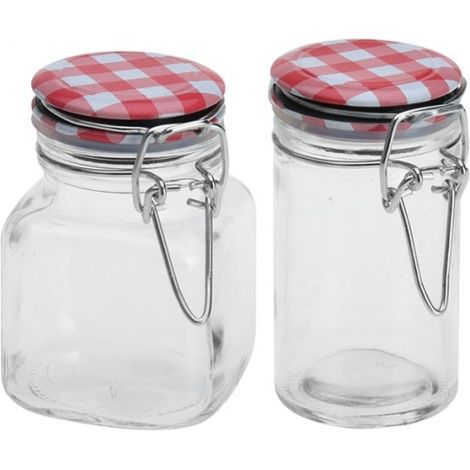 1 BARATTOLO/CONTENITORE IN VETRO 90ML 4X8CM ASSORTITO