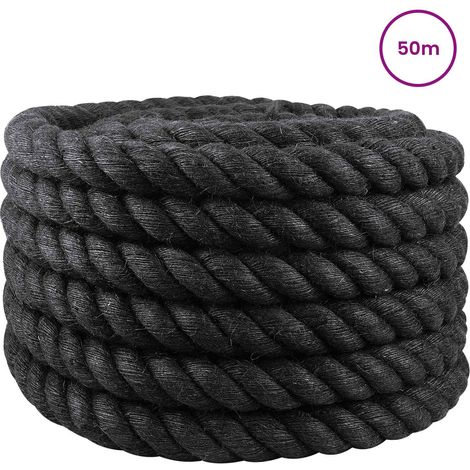 Corda Fune di Juta 30 Nero 100% juta Tossa (1/5)