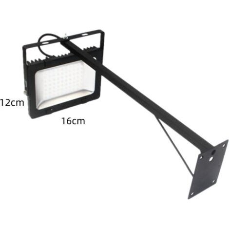Green Mobility-Éclairage d'enseignes  - Projecteurs LED extérieurs 20 W pour façades de magasins - 50 cm - Montage latéral - Blanc