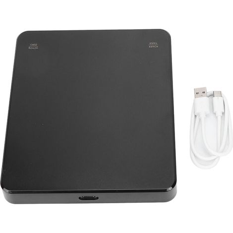 Balance de cuisine numérique intelligente 3kg/0.1g avec minuterie et écran rétroéclairé LED pour café, précision élevée et lecture facile. (1/5)