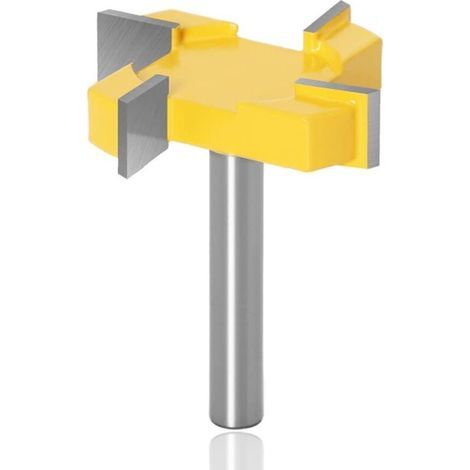 Fresa per superfici piane da 8 mm - Punta per fresatrice CNC, utensile per fresatura di superfici in legno, precisione ad alte prestazioni (1/5)