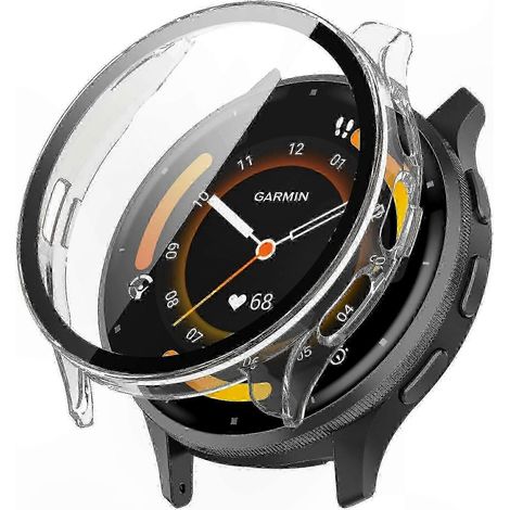 Displayschutzfolie aus gehärtetem Glas und Schutzhülle für die Garmin Venu 3 Smartwatch, Komplettset mit Schutzfolie und robustem Gehäuse, Sicherheitszubehör für Zifferblatt und Gehäuse, kompatibel mi (1/5)