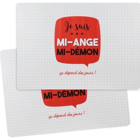 Lot de 2 sets de table JE SUIS (1/5)