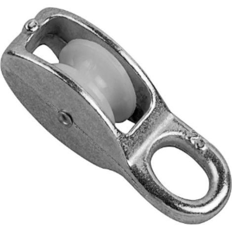 MAGGI GROUP - PULEGGIA SINGOLA IN ACCIAIO ZINCATO 80MM