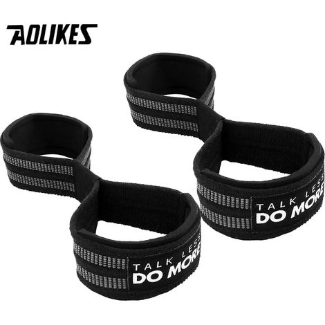 (Noir) Ceinture de soutien en forme de huit pour haltérophilie, pour le sport et les salles de sport. (1/4)
