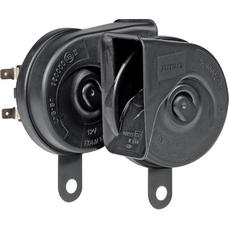 Bocina de 12V, 2 unidades amio-03622 (1/4)