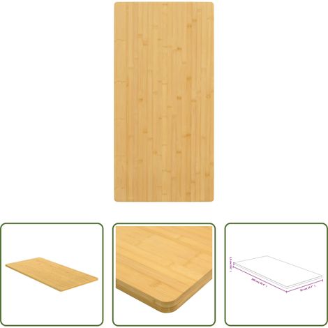 Meuble en bambou - Dessus de table 50x100x1,5 cm bambou (1/5)