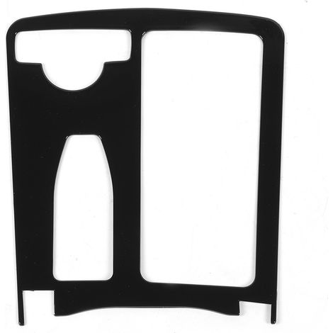 Jeffergarden Garniture de lunette de porte-gobelet de console centrale 2046800307, remplacement résistant aux rayures pour Benz Classe C W204 2007 à 2014, noir brillant (1/4)