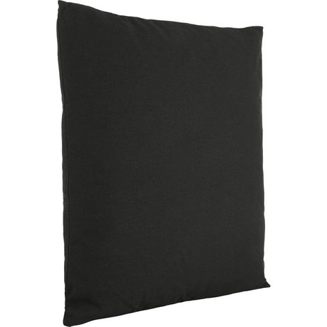 EGLO LIVING Kissen Iles, Couch Zierkissen Basic, Dekokissen aus Polyester und Baumwolle in Schwarz, Kissenbezug mit Inlett, Sofakissen 50x50 cm (1/5)