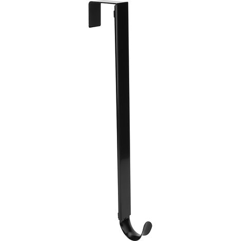 Crochet de suspension rétractable en fer forgé noir pour guirlande de Noël - Décorations de Noël