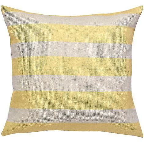 1 Kissenbezug für Zuhause, für Sofasitz, gelb