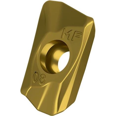 Fräswendeschneidplatte ISO ADMX 11T304SR-MF:M6330 D.2,9mm PVD beschichtet Gold (1/2)